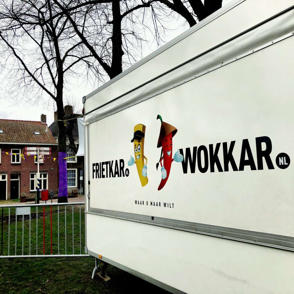 Frietwagen op locatie in Hilvarenbeek