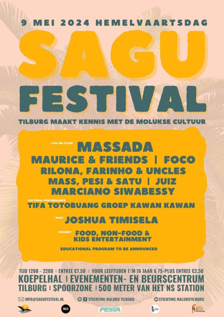 Het Sagu Festival, Tilburg festival, evenement, event uitnodiging. 